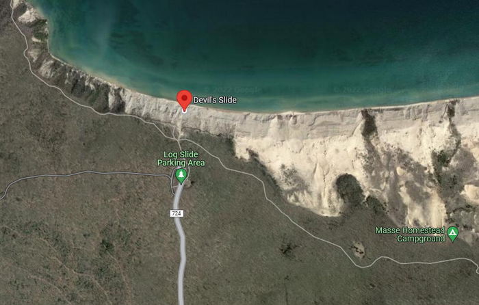 Devils Slide - Map (newer photo)